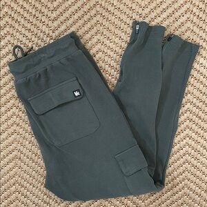 YoungLA - Classic Tapered Gym Spandex Blend Workout Squat Pants - Green - M
